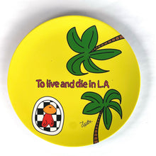 Load image into Gallery viewer, To Live and Die in LA Plate by Z HOVAK
