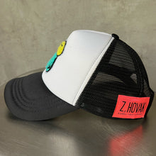 Load image into Gallery viewer, Black C1P Patch Trucker Cap - Augmented Reality Activated
