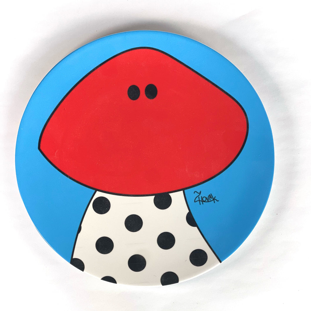 C1P Red Head Art Plate by Z HOVAK