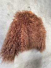 Load image into Gallery viewer, BROWN Z HOVAK SHAGGY FUR C1P COAT
